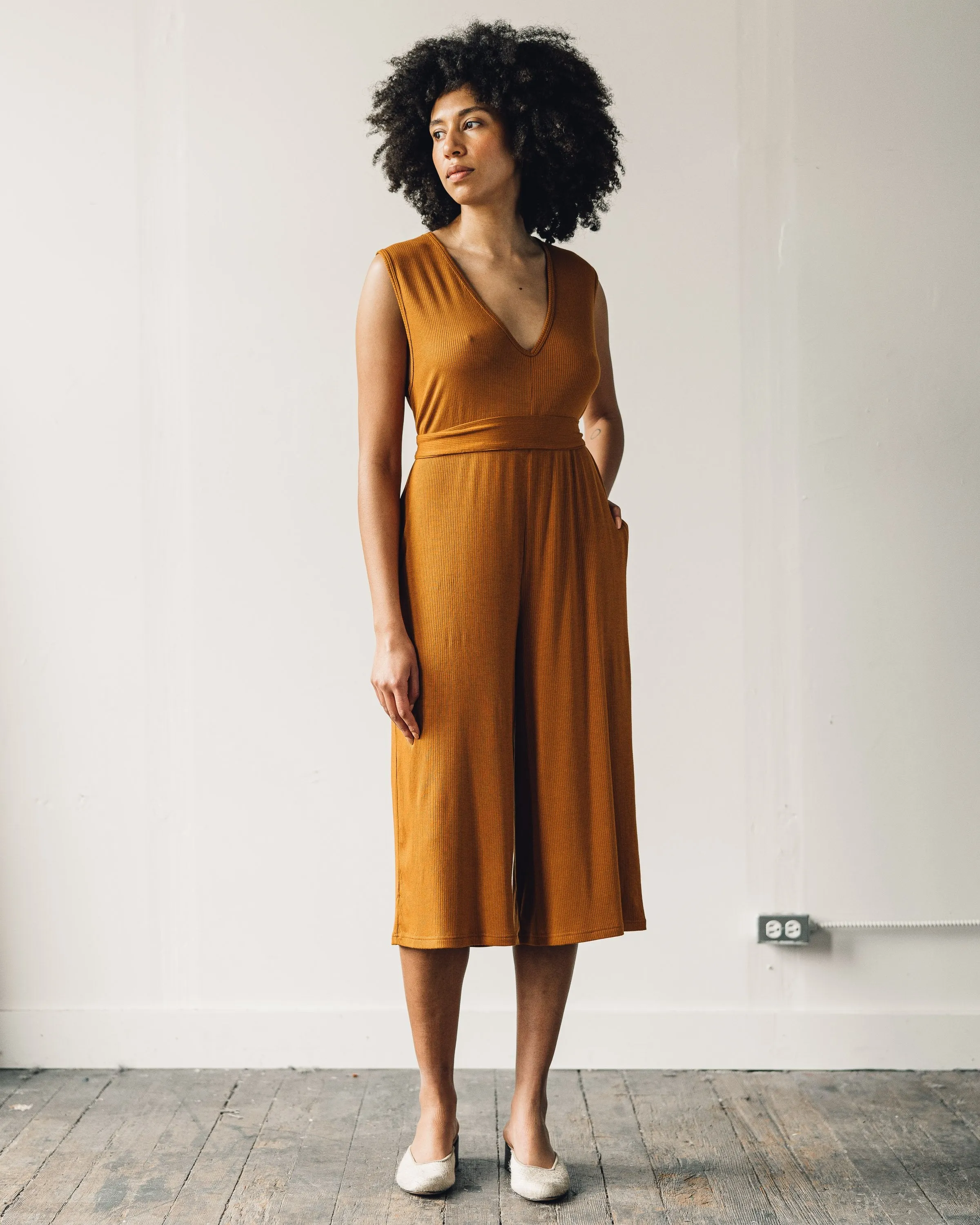 Vestige Praxis Jumpsuit, Caramel