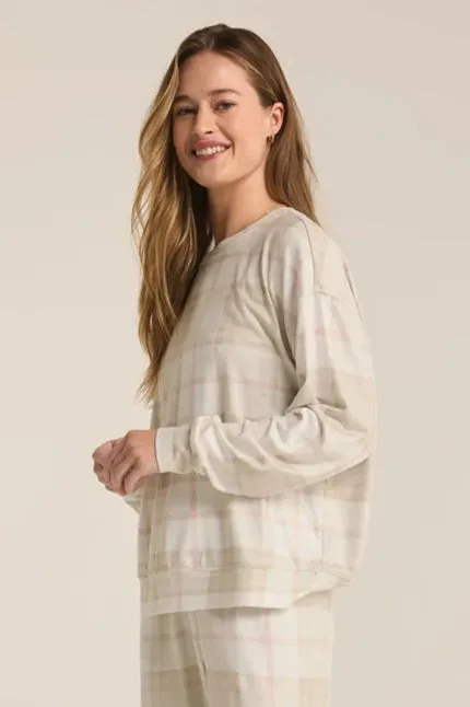 Z Supply Lounge Cozy Plaid Long Sleeve